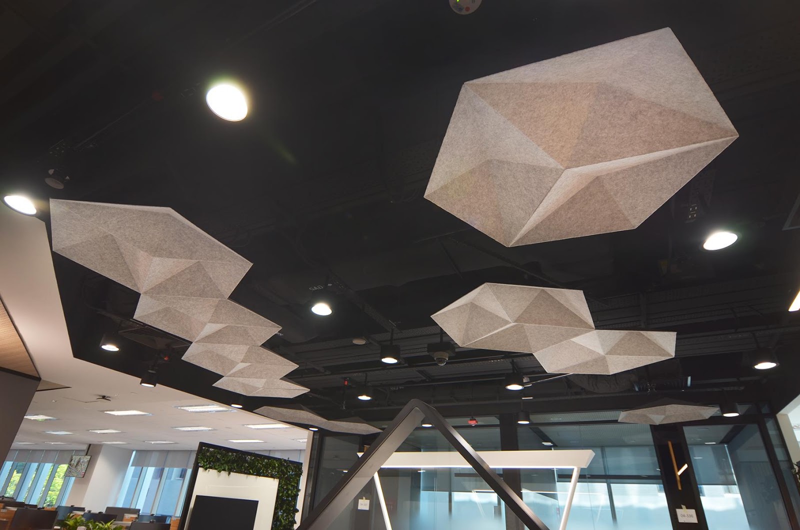 Hexagon Cluster Ceiling -  Decorative Ceiling